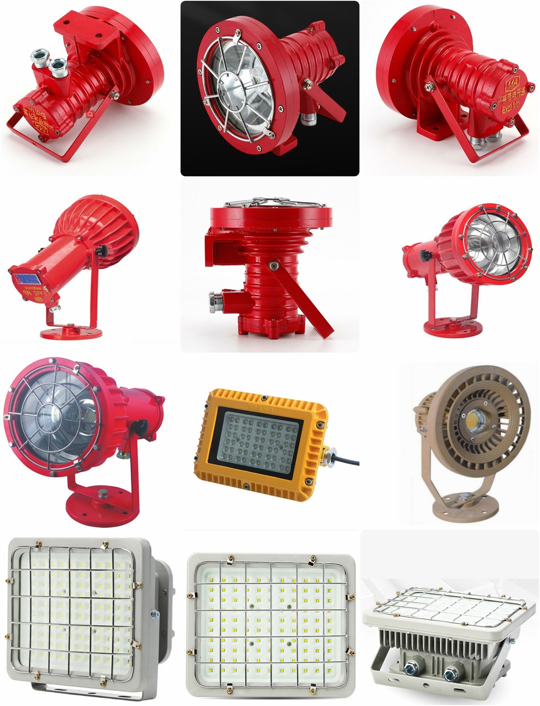 Mine explosion-proof LED projection lamp