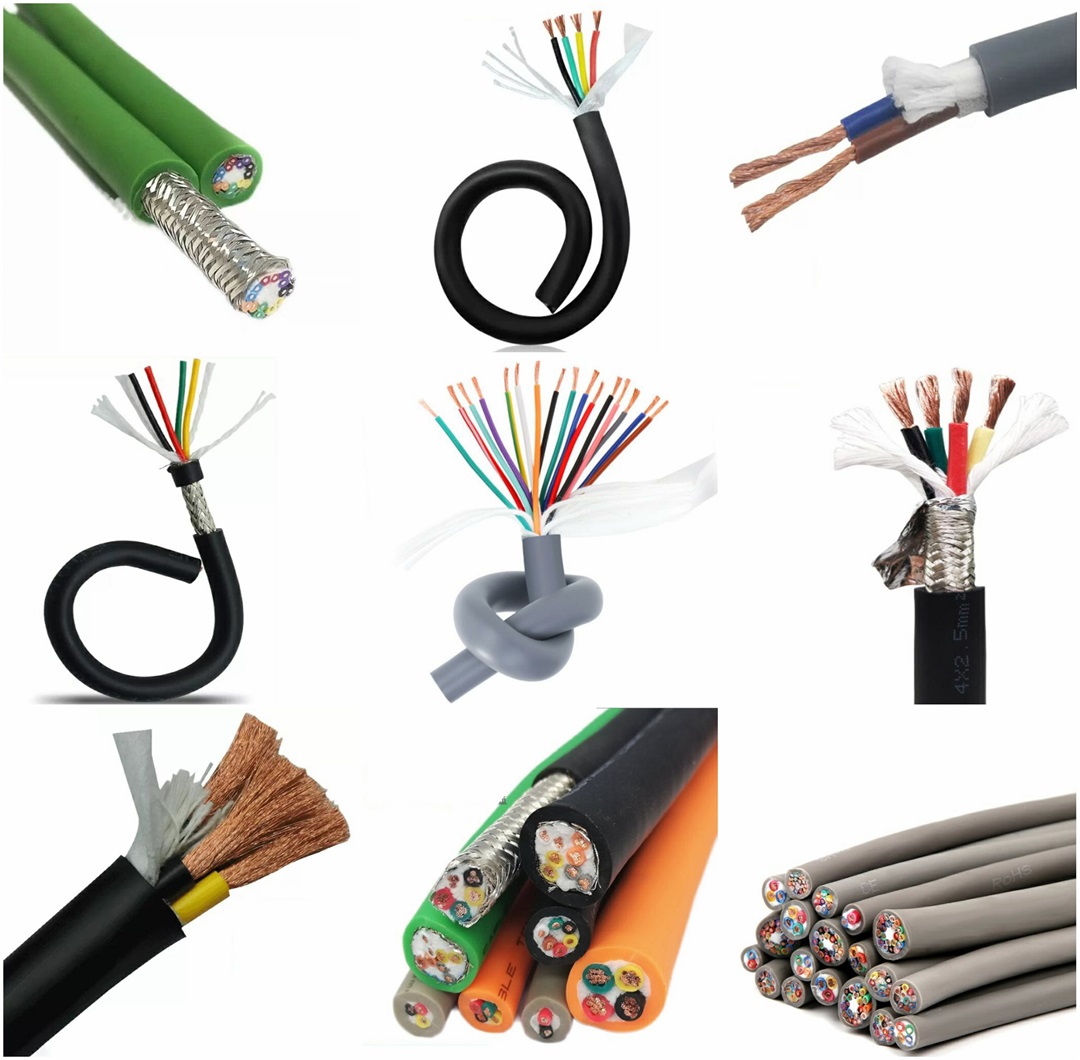 High flexible drag chain shielded power cable