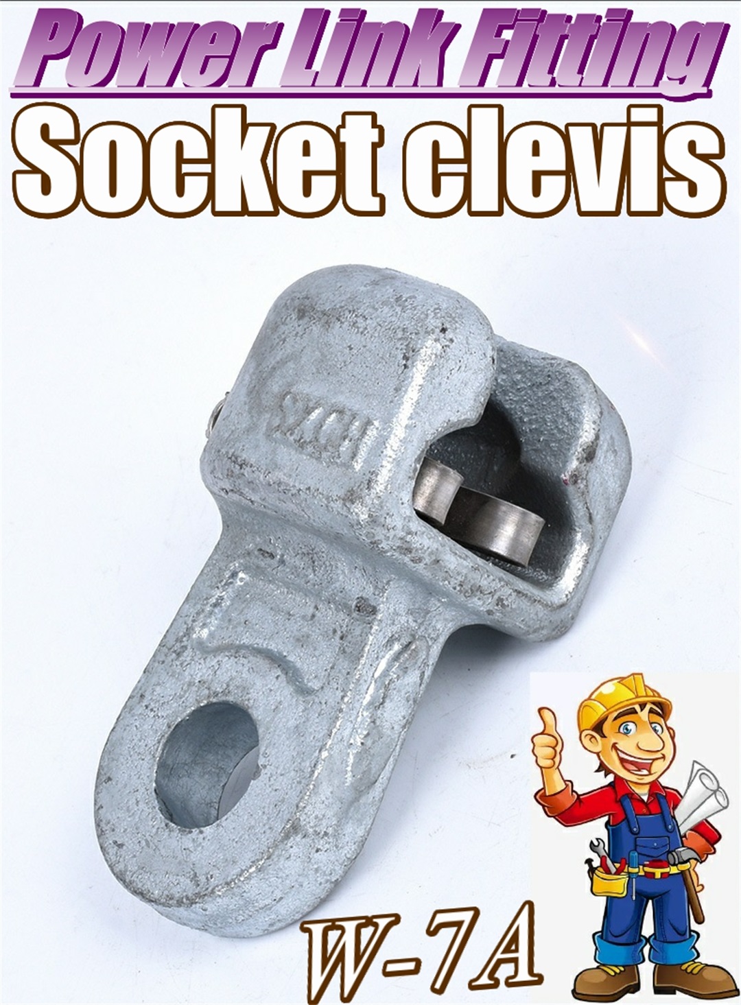 Socket clevis  Power link fitting