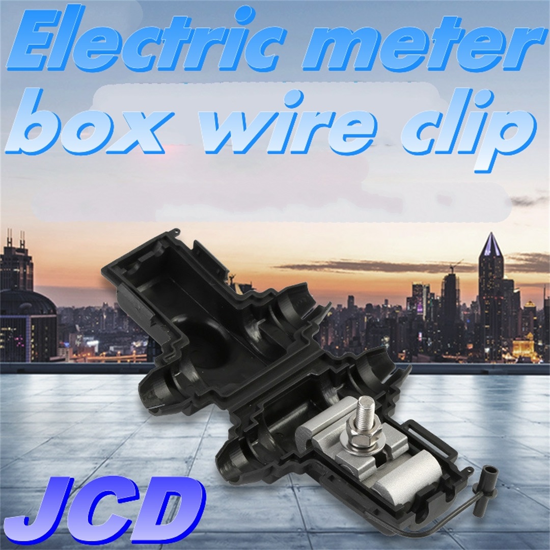 Electric meter box wire clip