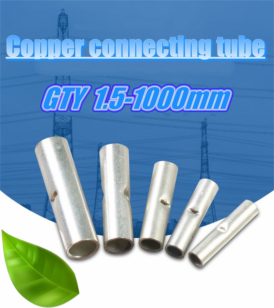 copper connecting tube cable lugs