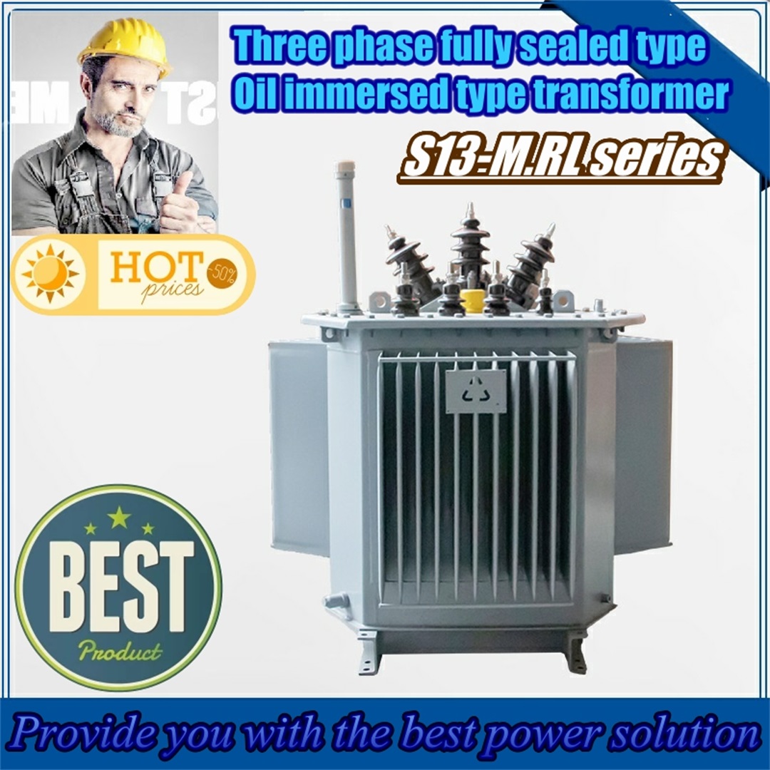 Three phase fully sealed stereoscopic winding iron core transformer