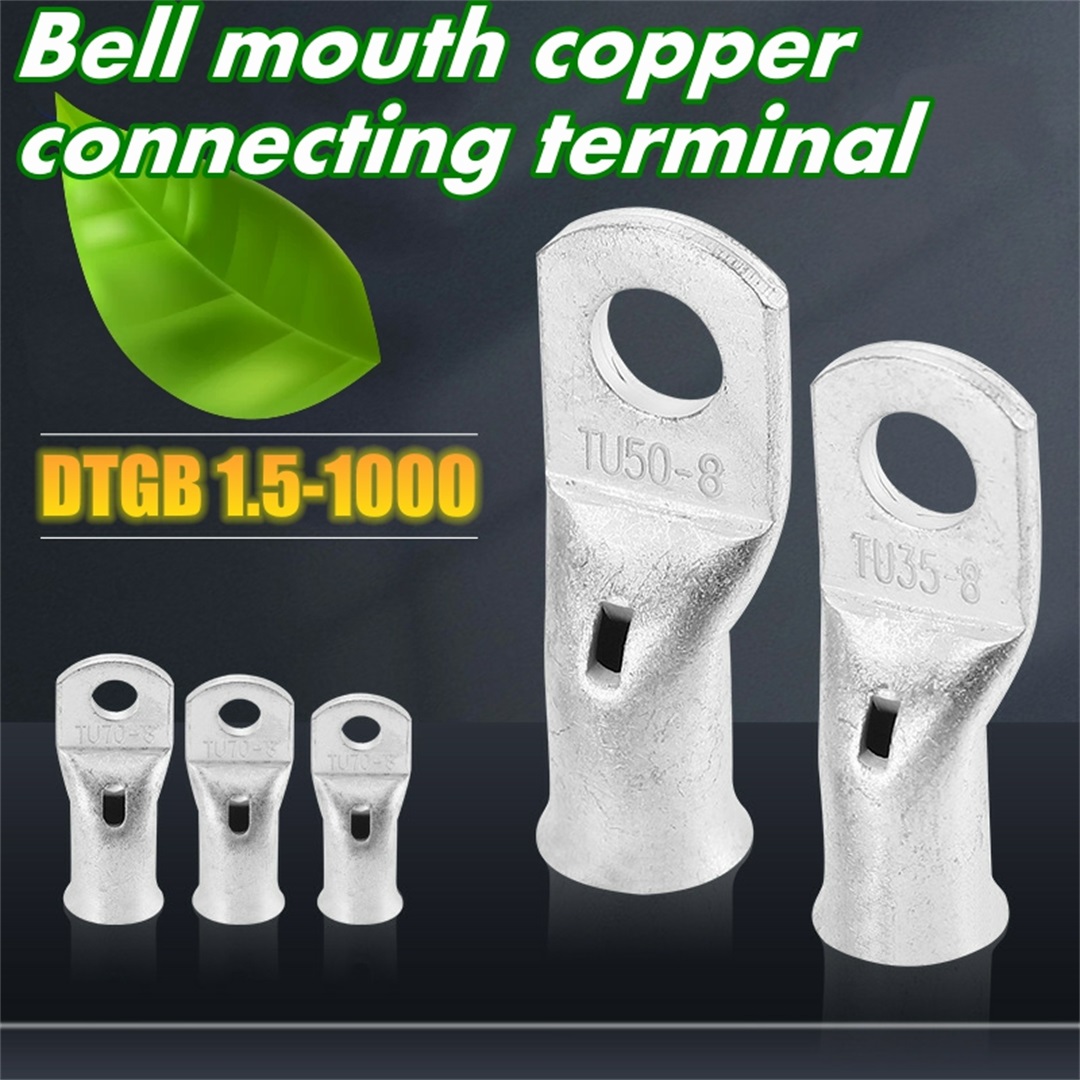 Bell mouth copper connecting termiinal  cable lugs