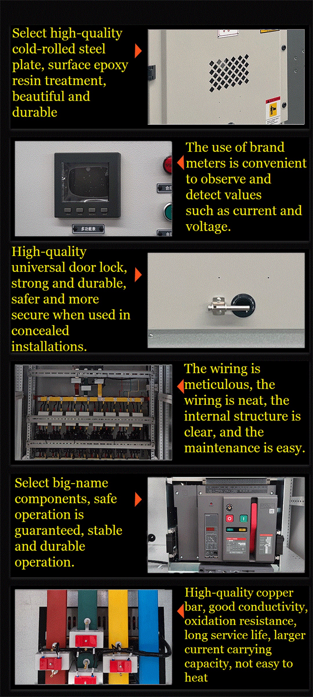 Low voltage draw out switch cabinet for mining