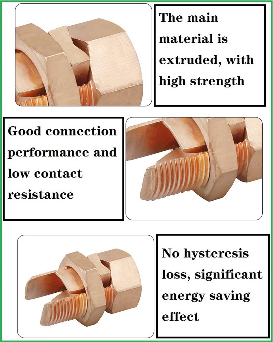 electric power fittings bolt wire clamp