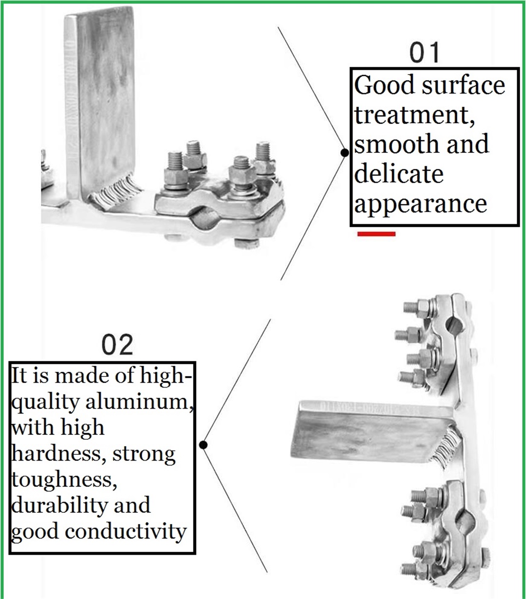 Bolt type double conductor T-clamp  electric power fittings