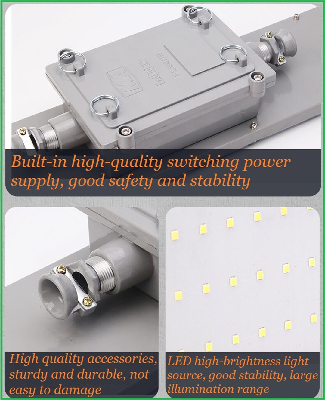 Mine explosion-proof and intrinsically safe LED roadway lamp