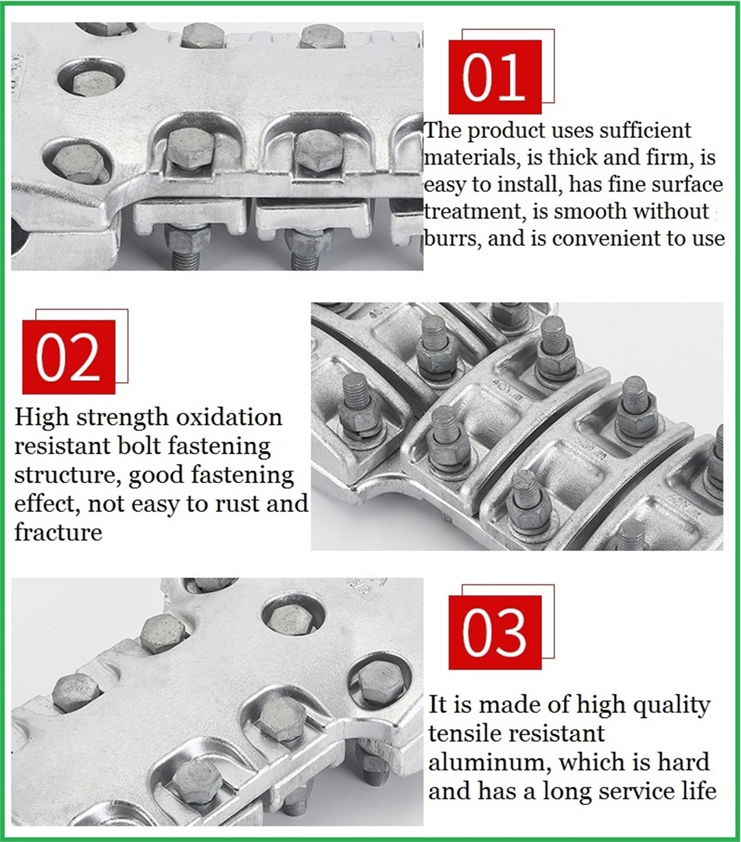 T-connector electric power fitting