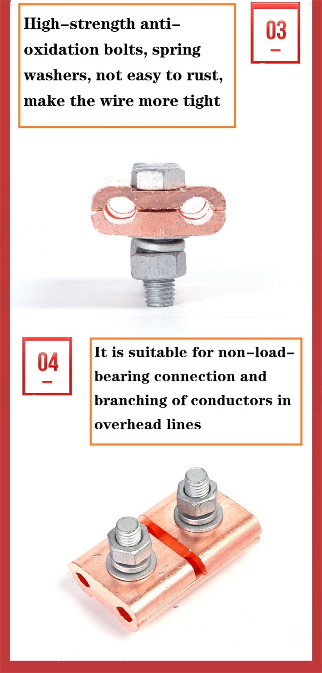 electric power fittings wire clip