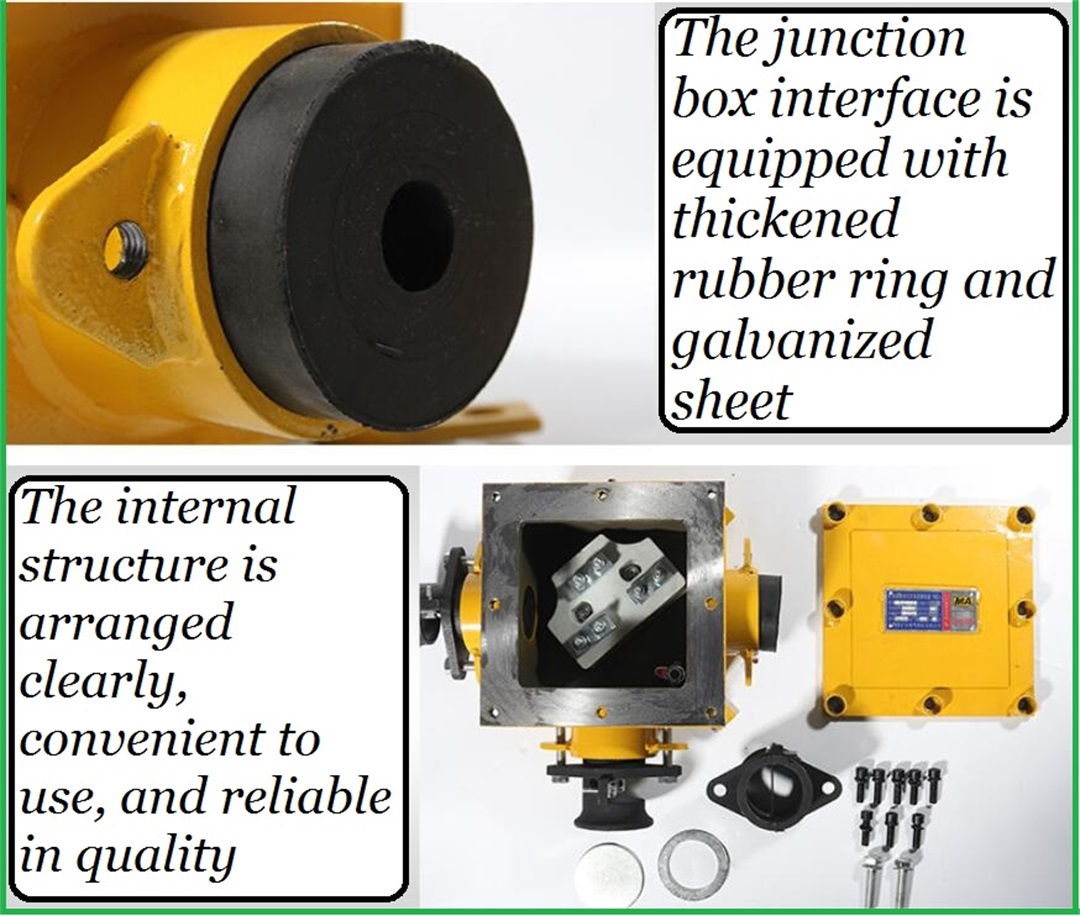 Mine explosion-proof low-voltage cable junction box