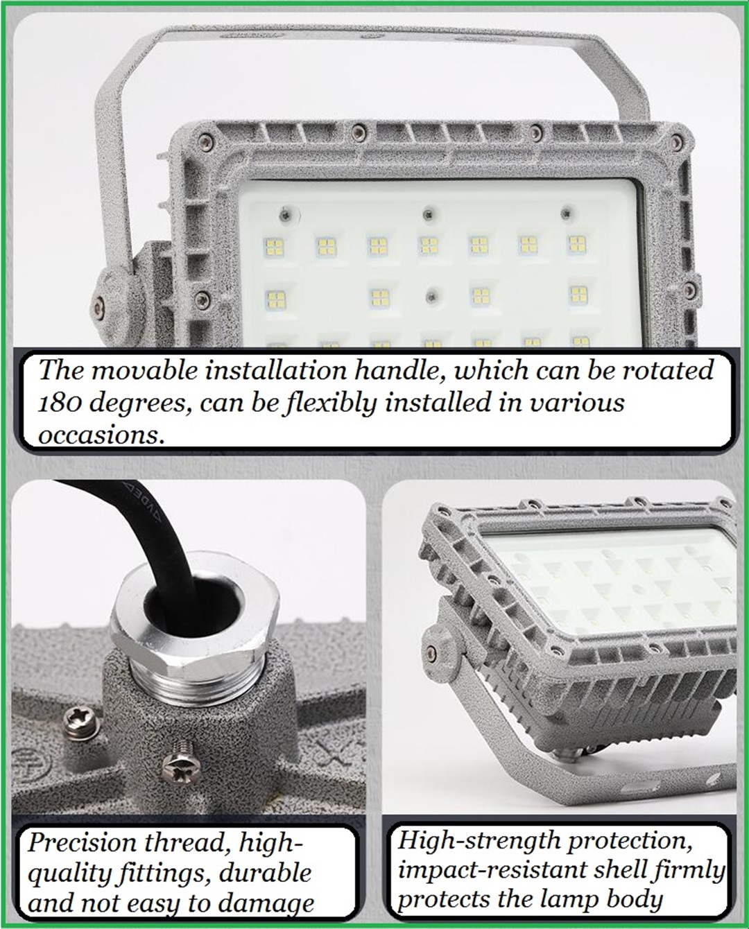 Factory explosion-proof LED floodlight