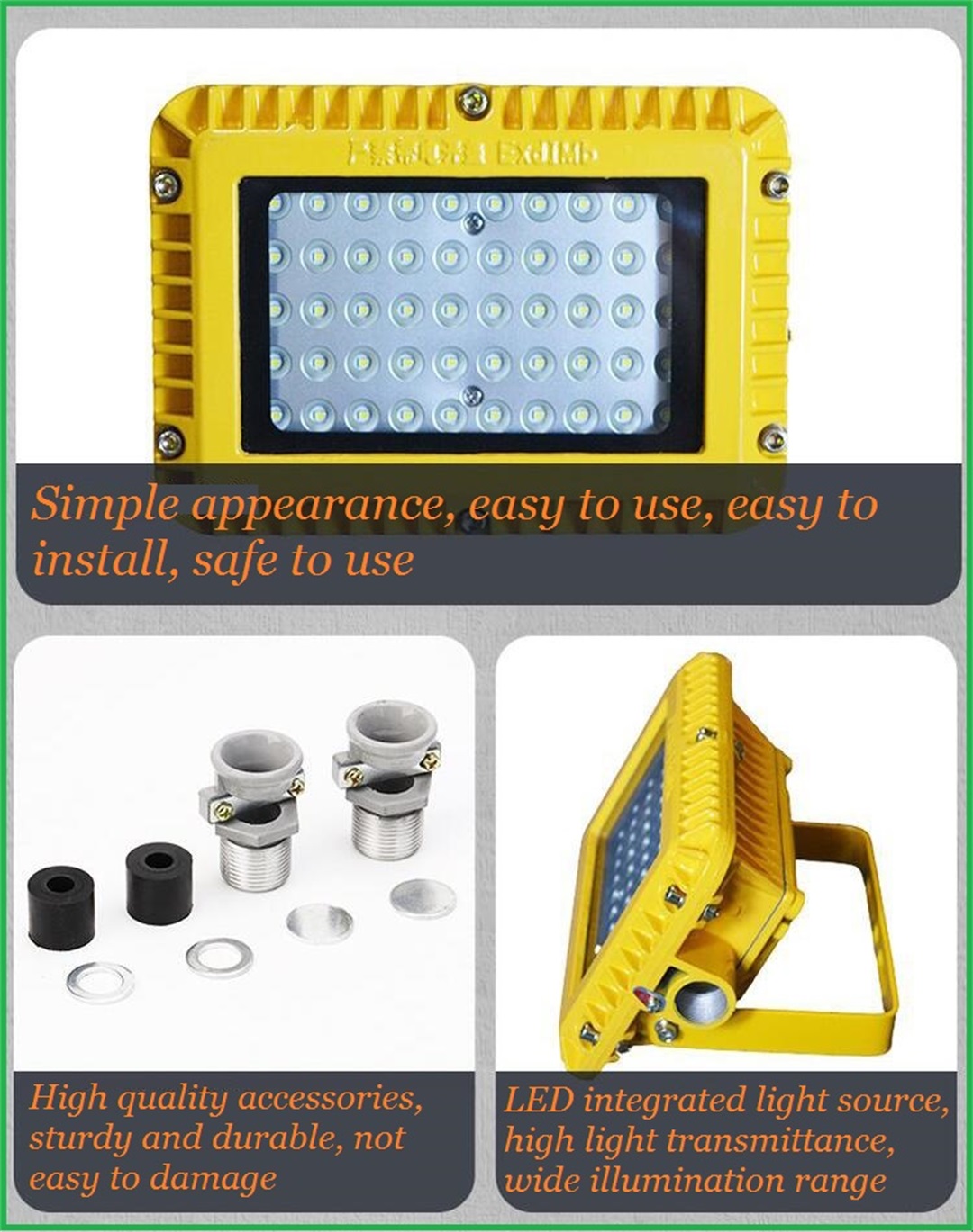 Mine explosion-proof LED projection lamp