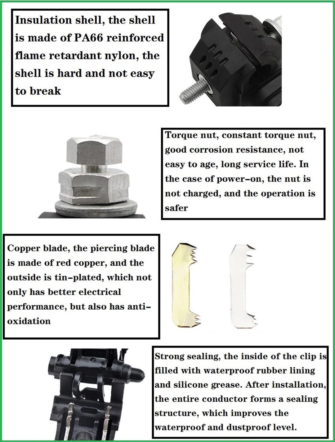 electric power fittings wire clip