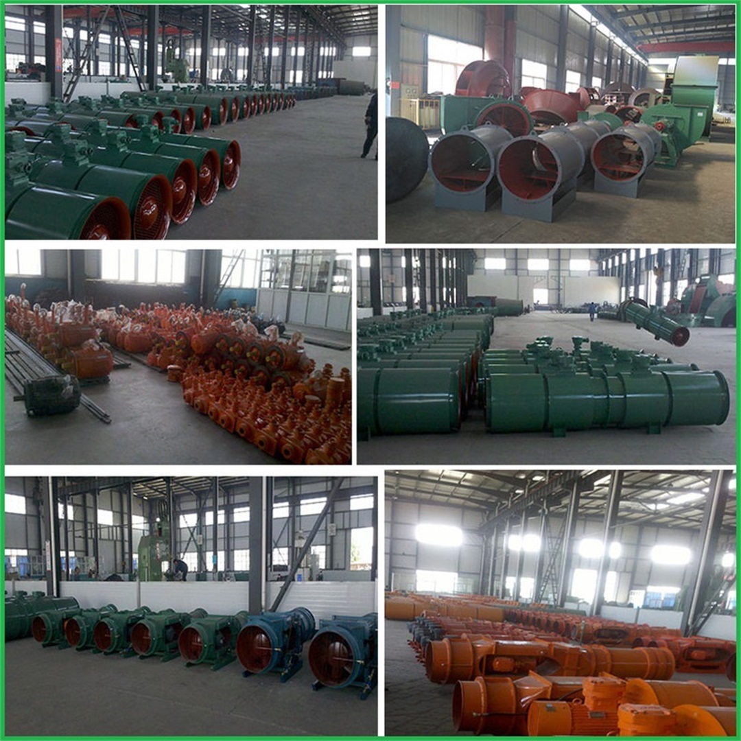 Explosion proof pressed axial flow local fan for mine